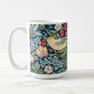 William Morris Strawberry Thief Floral Pattern Koffiemok
