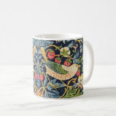 William Morris Strawberry Thief Floral Pattern Koffiemok (Voorkant rechts)