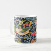 William Morris Strawberry Thief Floral Pattern Koffiemok (Voorkant links)
