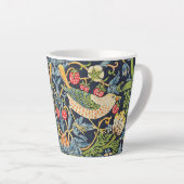 William Morris Strawberry Thief Floral Pattern Latte Mok (Rechterhoek)