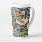 William Morris Strawberry Thief Floral Pattern Latte Mok (Rechterhoek)
