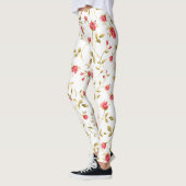 William Morris Strawberry Thief Floral Pattern Leggings (Links)