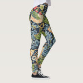 William Morris Strawberry Thief Floral Pattern Leggings (Rechts)