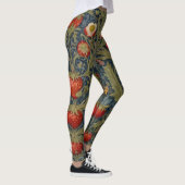 William Morris Strawberry Thief Floral Pattern Leggings (Rechts)