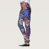 William Morris Strawberry Thief Floral Pattern Leggings (Links)