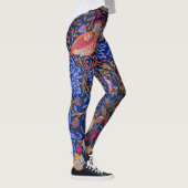 William Morris Strawberry Thief Floral Pattern Leggings (Rechts)