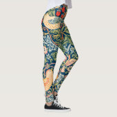 William Morris Strawberry Thief Floral Pattern Leggings (Rechts)