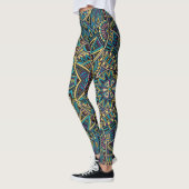 William Morris Strawberry Thief Floral Pattern Leggings (Links)