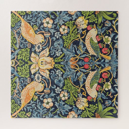 William Morris Strawberry Thief Floral Pattern Legpuzzel (Horizontaal)