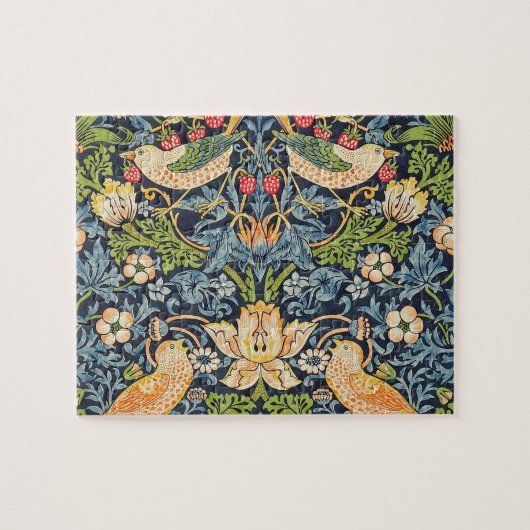 William Morris Strawberry Thief Floral Pattern Legpuzzel (Horizontaal)