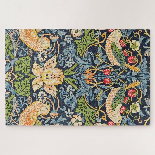 William Morris Strawberry Thief Floral Pattern Legpuzzel (Horizontaal)