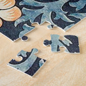 William Morris Strawberry Thief Floral Pattern Legpuzzel (Zijkant)