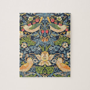 William Morris Strawberry Thief Floral Pattern Legpuzzel