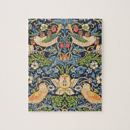William Morris Strawberry Thief Floral Pattern Legpuzzel (Verticaal)