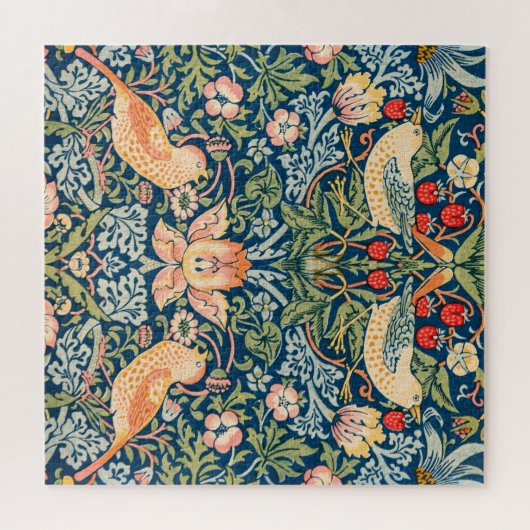 William Morris Strawberry Thief Floral Pattern Legpuzzel (Horizontaal)