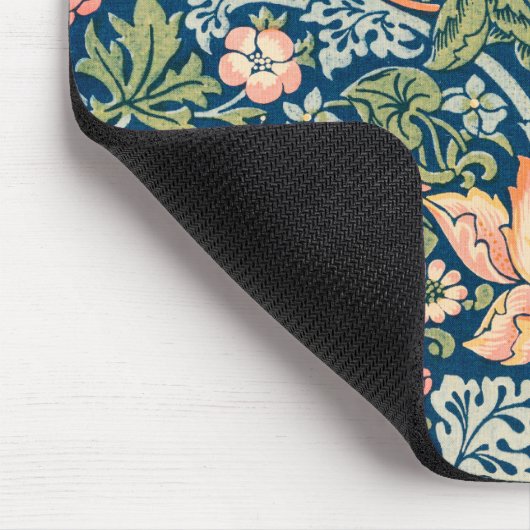 William Morris Strawberry Thief Floral Pattern Muismat (Hoek)