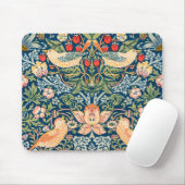 William Morris Strawberry Thief Floral Pattern Muismat (Met muis)