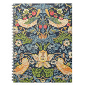 William Morris Strawberry Thief Floral Pattern Notitieboek (Voorkant)