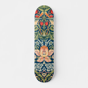William Morris Strawberry Thief Floral Pattern Persoonlijk Skateboard