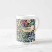 William Morris Strawberry Thief Floral Pattern Porselein Kop (Voorkant rechts)