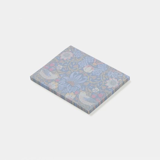 William Morris Strawberry Thief Floral Pattern Post-it® Notes (Schuin)