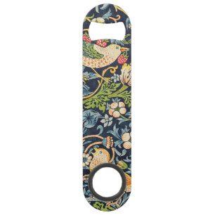 William Morris Strawberry Thief Floral Pattern Speed Flessenopener