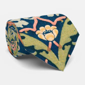 William Morris Strawberry Thief Floral Pattern Stropdas (Opgerold)