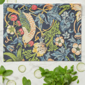 William Morris Strawberry Thief Floral Pattern Theedoek (Gevouwen)