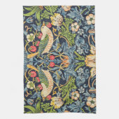 William Morris Strawberry Thief Floral Pattern Theedoek (Verticaal)