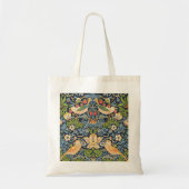 William Morris Strawberry Thief Floral Pattern Tote Bag (Voorkant)