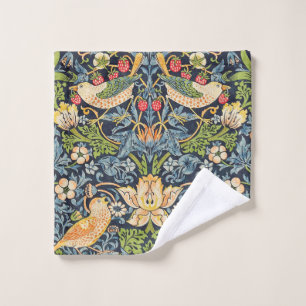 William Morris Strawberry Thief Floral Pattern Washandje