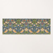 William Morris Strawberry Thief Floral Pattern Yogamat (Voorkant (horizontaal))