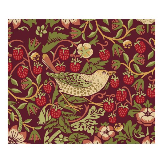 William Morris Strawberry Thief Foto Print Afdruk (Voorkant)