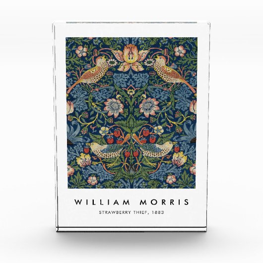 William Morris Strawberry Thief Fotoblokken (Voorkant)