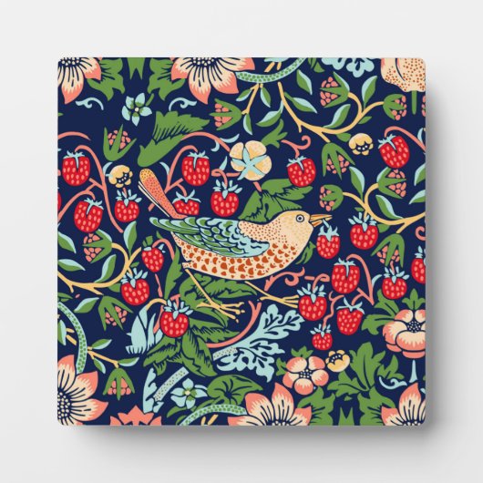 William Morris Strawberry Thief Fotoplaat (Voorkant)