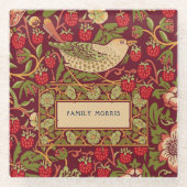 William Morris Strawberry Thief Glass Onderzetter (Voorkant)