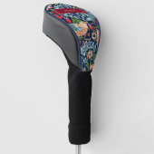 William Morris Strawberry Thief Golf Head Hoesje Golfheadcover (Schuin)