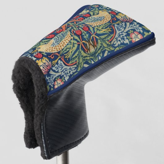 William Morris - Strawberry Thief Golfheadcover (3/4 voorkant)