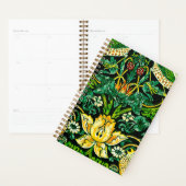 William Morris Strawberry Thief Green en Oranje Planner (Display)