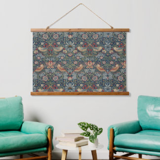William Morris Strawberry Thief Hangend Wandkleed
