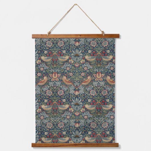 William Morris Strawberry Thief Hangend Wandkleed (Voorkant)