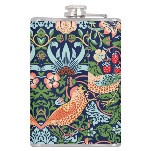 William Morris Strawberry Thief Heupfles (Achterkant)