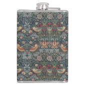 William Morris Strawberry Thief Heupfles (Achterkant)