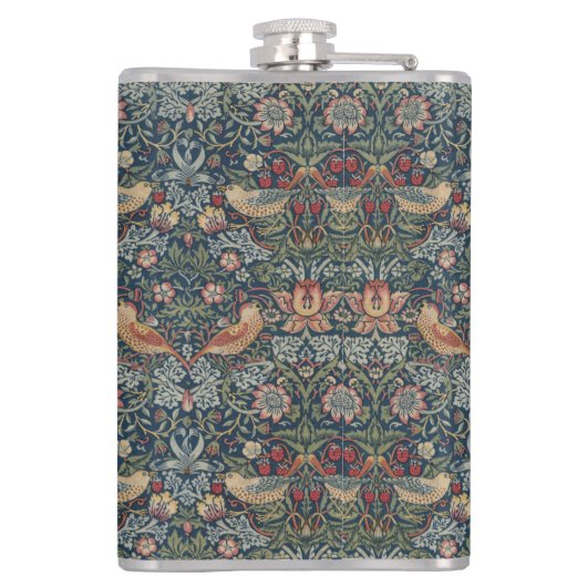 William Morris Strawberry Thief Heupfles (Achterkant)