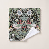 William Morris Strawberry Thief I Black Birds Bad Handdoek (Wasdoekje)