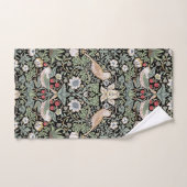 William Morris Strawberry Thief I Black Birds Bad Handdoek (Handdoek)