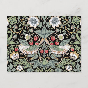 William Morris Strawberry Thief I Black Birds Briefkaart