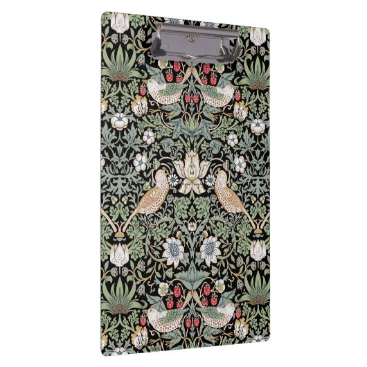 William Morris Strawberry Thief I Black Birds Klembord (Rechts)