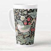 William Morris Strawberry Thief I Black Birds Latte Mok (Linkerhoek)
