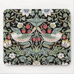William Morris Strawberry Thief I Black Birds Muismat
